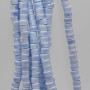 Rondelle in ceramica 6x4 mm color celesti filo 40 cm