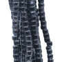 Rondelle in ceramica 6x4 mm color ematite filo 40 cm