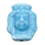 Testa di moro azzurro 19.5x15.5 mm conf. 2 pz