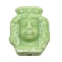 Testa di moro verde 19.5x15.5 mm conf. 2 pz