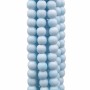 Perline azzurre in ceramica 6x5.4 mm filo 32 cm 