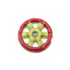 Perline ceramica ruota carro rossa e verde 19 mm conf. 1 pz (car-00012) - pietreeminuterie.com