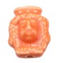 Testa di moro arancio 19.5x15.5 mm conf. 2 pz