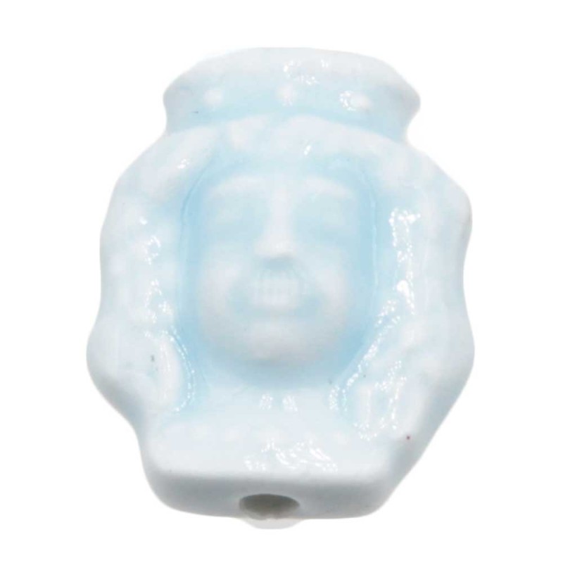 Testa di moro celeste chiarissimo 19.5x15.5 mm conf. 2 pz - mor-1126 - pietreeminuterie.com Testa di moro celeste chiarissimo 19.5x15.5 mm conf. 2 pz (mor-1126) - pietreeminuterie.com