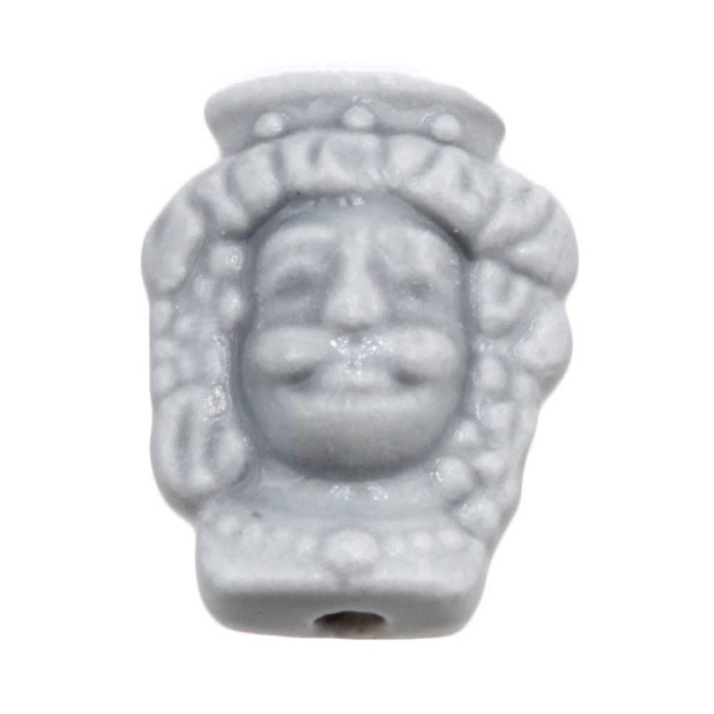 Testa di moro grigia 19.5x15.5 mm conf. 2 pz - mor-1125 - pietreeminuterie.com Testa di moro grigia 19.5x15.5 mm conf. 2 pz (mor-1125) - pietreeminuterie.com