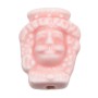 Testa di moro rosa acceso 19.5x15.5 mm conf. 2 pz