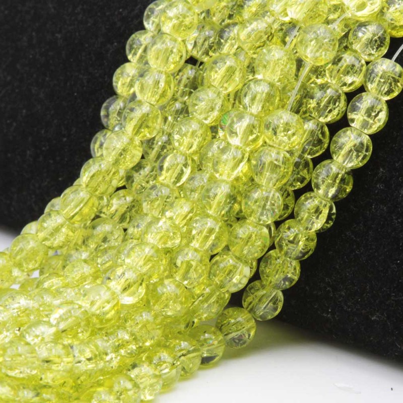Perline crack vrede scuro tonde lisce 8 mm filo 80 cm circa 100 perline Perline crack vrede scuro tonde lisce 8 mm filo 80 cm circa 100 perline