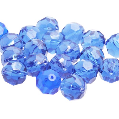Perline in resina ab azzurre 12 sfac. 20 pz