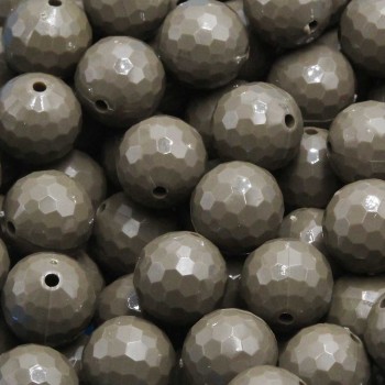 Perline in resina 16 mm sfac. verde militare 10 pz Perline in resina 16 mm sfac. verde militare 10 pz