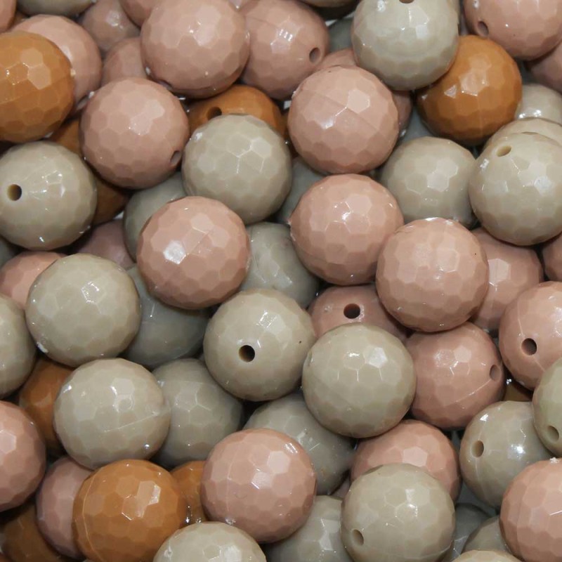 Perline in resina ab mix color 3 tonalità marrone 16 mm 10 pz - mix44verd - pietreeminuterie.com Perline in resina ab mix color 3 tonalità marrone 16 mm 10 pz (mix44verd) - pietreeminuterie.com