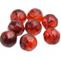 Perline resina AB ambra liscia 18 mm 5 pz