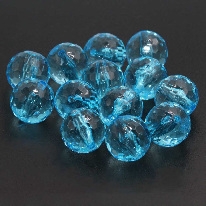 Perline resina AB celesti sfac. 16 mm 10 pz - cele18m - pietreeminuterie.com Perline resina AB celesti sfac. 16 mm 10 pz (cele18m) - pietreeminuterie.com