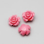 Rosellina in resina 11.5 mm rosa conf. 4 pz
