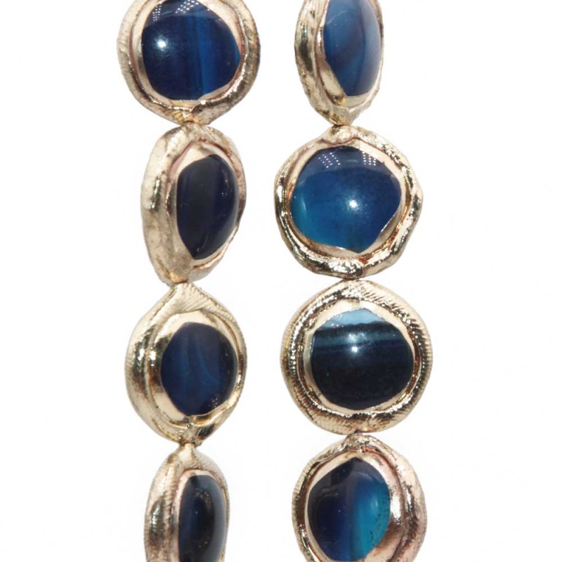 Pietre dure rivestite agata blu 17.5 mm conf. 1 pz - riv-ame02 - pietreeminuterie.com Pietre dure rivestite agata blu 17.5 mm conf. 1 pz (riv-ame02) - pietreeminuterie.com