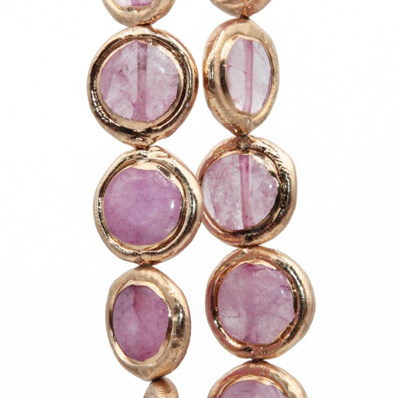 Pietre dure rivestite agata di fuoco viola 16 mm conf. 1 pz - riv-ame04 - pietreeminuterie.com Pietre dure rivestite agata di fuoco viola 16 mm conf. 1 pz (riv-ame04) - pietreeminuterie.com