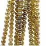 Cristalli diamond cut 8 mm A/B oliva filo 40 cm