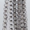 Cristalli silver edge sfac. 8 mm trasparenti filo 40 cm Cristalli silver edge sfac. 8 mm trasparenti filo 40 cm