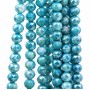 Cristalli diamond cut 8 mm A/B celesti filo 40 cm