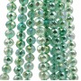 Cristalli diamond cut 8 mm A/B acquamarina filo 40 cm