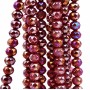 Cristalli diamond cut 8 mm A/B porpora filo 40 cm