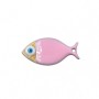 Pesciolino acciaio smaltato rosa oro 24.5x12 mm conf. 1 pz
