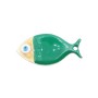 Pesciolino acciaio smaltato verde oro 24.5x12 mm conf. 1 pz