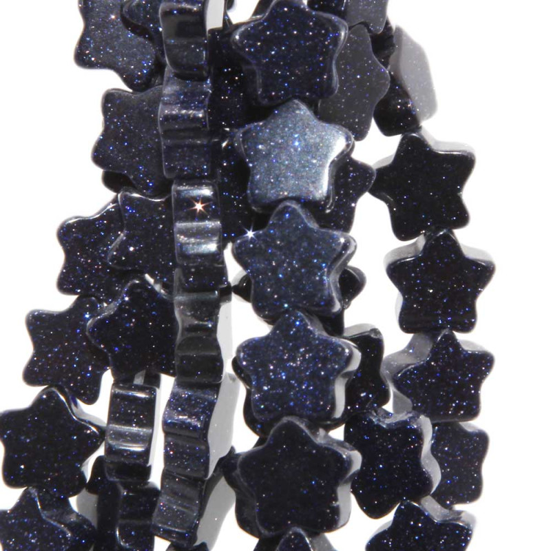 Pietra del sole blu stella 8 mm pacco 10 pz (6188hhak) - pietreeminuterie.com