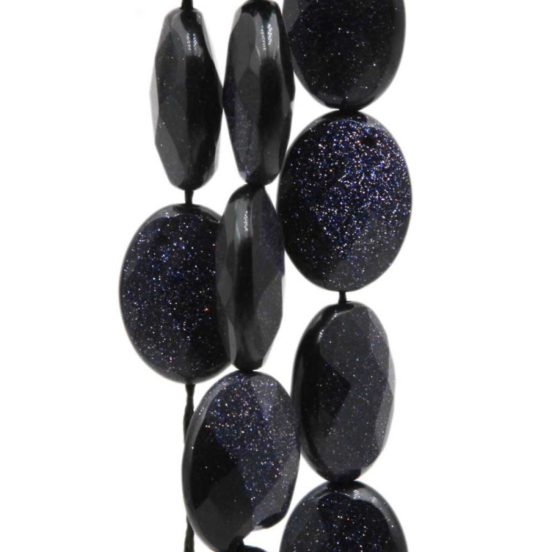 Pietra del sole ovale sfac. 20x15 mm 2 pz (2510sole) - pietreeminuterie.com