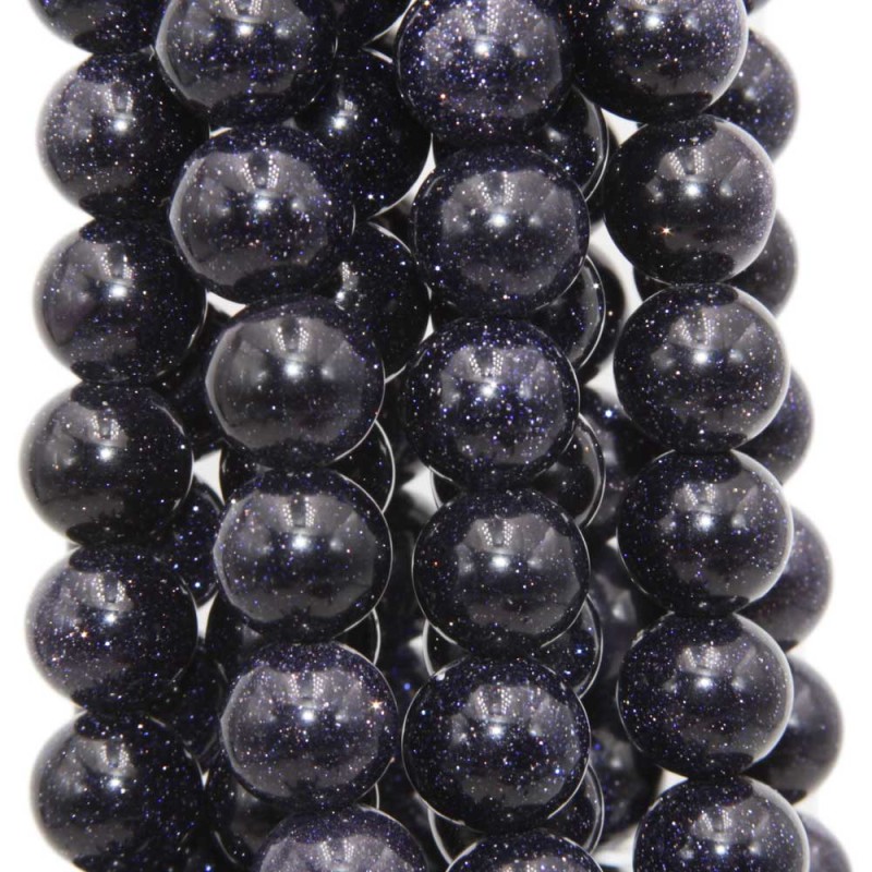 Pietra del sole blu 10 mm tonda liscia 9.5 mm filo 40 cm - 10m-sol - pietreeminuterie.com Pietra del sole blu 10 mm tonda liscia 9.5 mm filo 40 cm (10m-sol) - pietreeminuterie.com