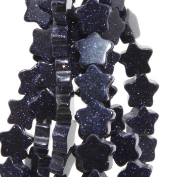 Pietra del sole blu stella 8 mm pacco 10 pz Pietra del sole blu stella 8 mm pacco 10 pz