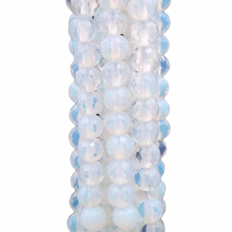 pietra di luna tonda sfaccettata 4 mm filo 40 cm (pdl4b1) - pietreeminuterie.com