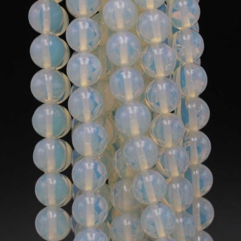 Pietra di luna tonda liscia 10 mm filo 40 cm