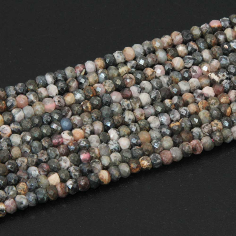 Pietre dure diaspro rondelle schiacciate 2.8 mm sfacc. filo 40 cm (2mm-piet-5) - pietreeminuterie.com