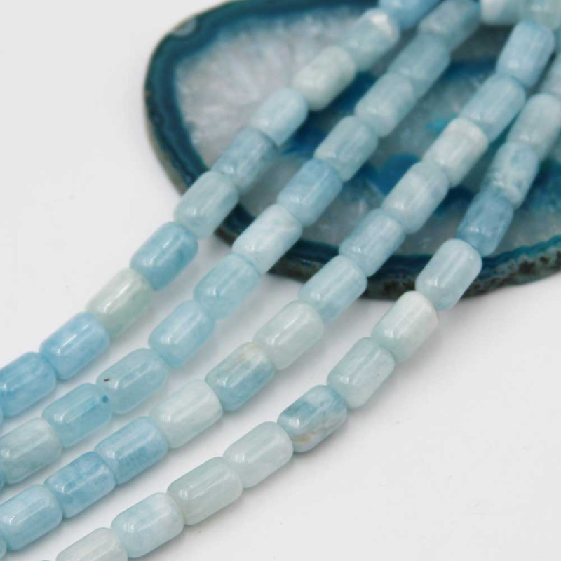 Pietre dure barilotto angelite grado A++ 9x6 liscio conf.10 pz (bari-a6262) - pietreeminuterie.com