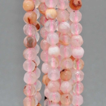 Pietre Dure diamond cut quarzo colorato 4 mm filo 40 cm