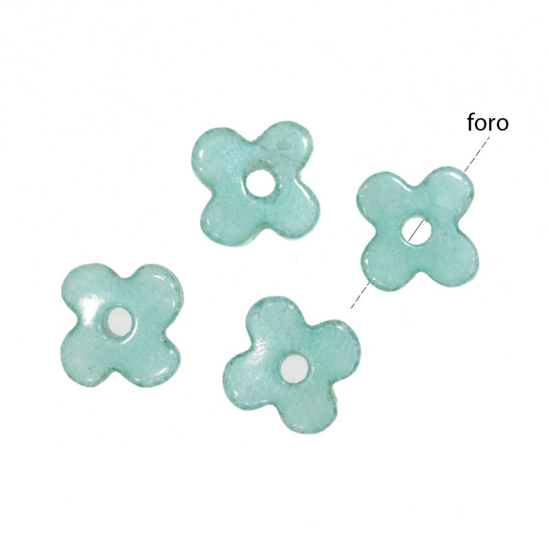 Avventurina fiore 15 mm pacco 5 pezzi (fioreav3) - pietreeminuterie.com