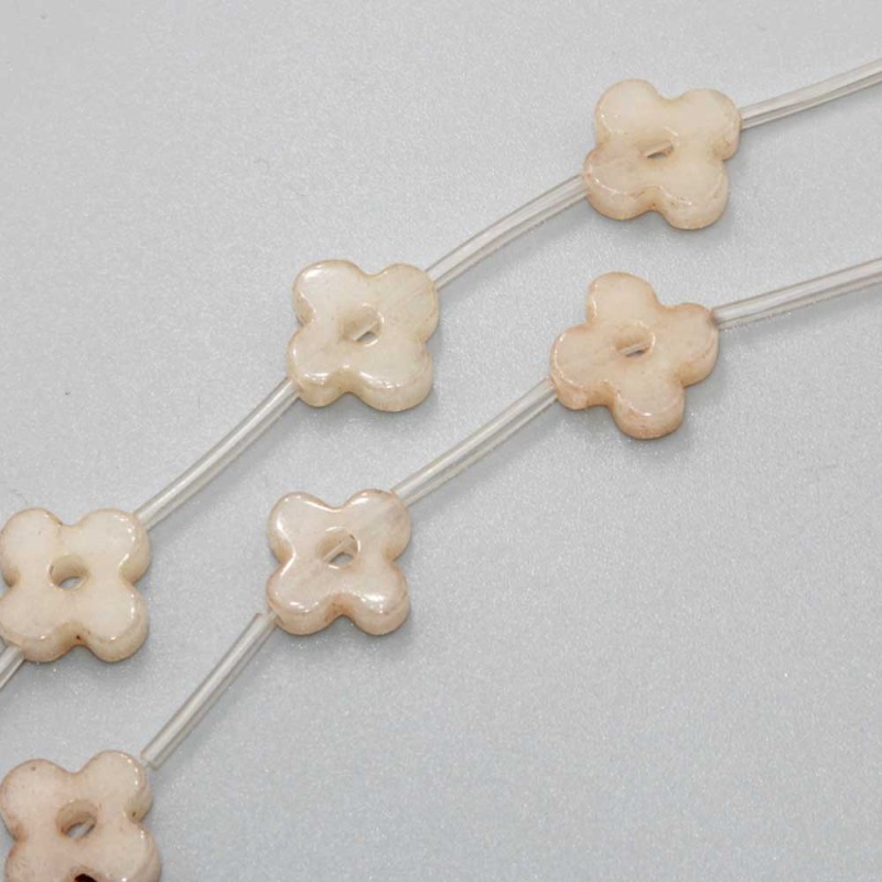 Agata pesca fiore 15 mm pacco 5 pezzi (agpes88) - pietreeminuterie.com