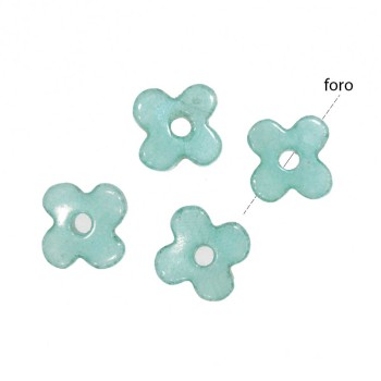 Avventurina fiore 15 mm pacco 5 pezzi Avventurina fiore 15 mm pacco 5 pezzi