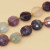 Fluorite gettone sfacc. 12 mm AAAA Quality 4 pz