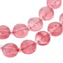 Gettone quarzo rosa sfac. 10 mm conf. 4 pz