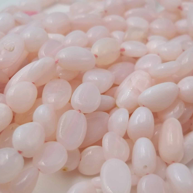 Pepite opale rosa 6/9 mm filo da 35 cm (peop22) - pietreeminuterie.com