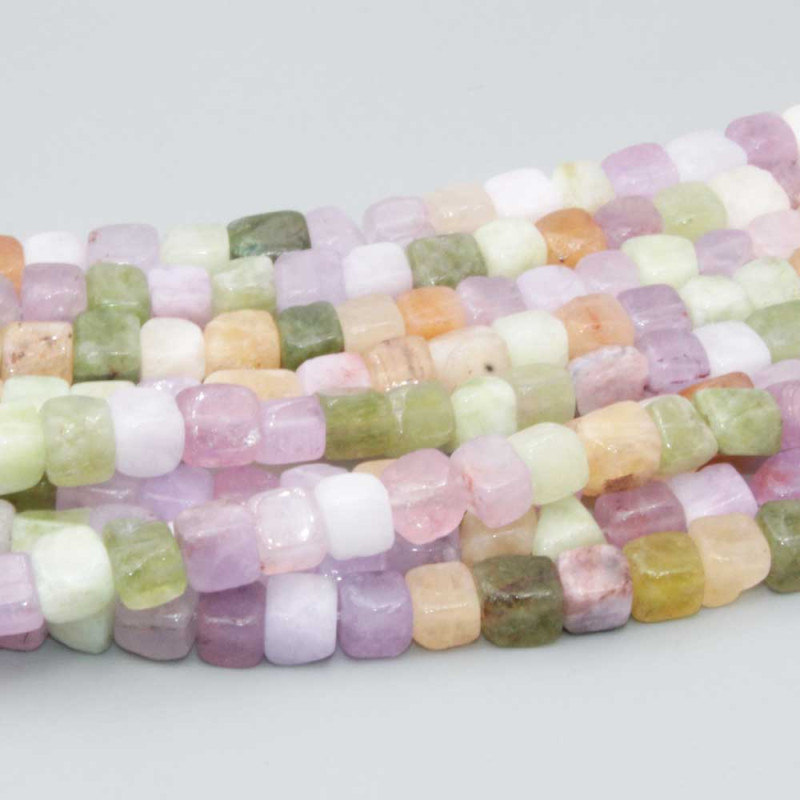 Pepite pietre dure miste 6/7 mm ilo 40 cm (cub-p200) - pietreeminuterie.com