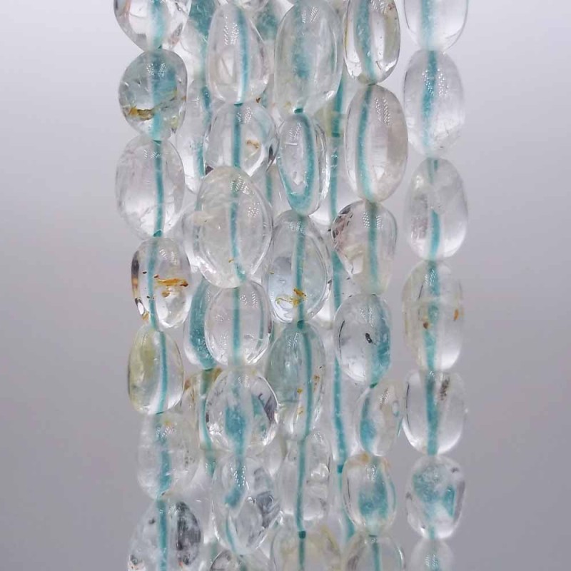 Pepite quarzo di rocca 6/10 mm filo 35 cm (quroc11) - pietreeminuterie.com