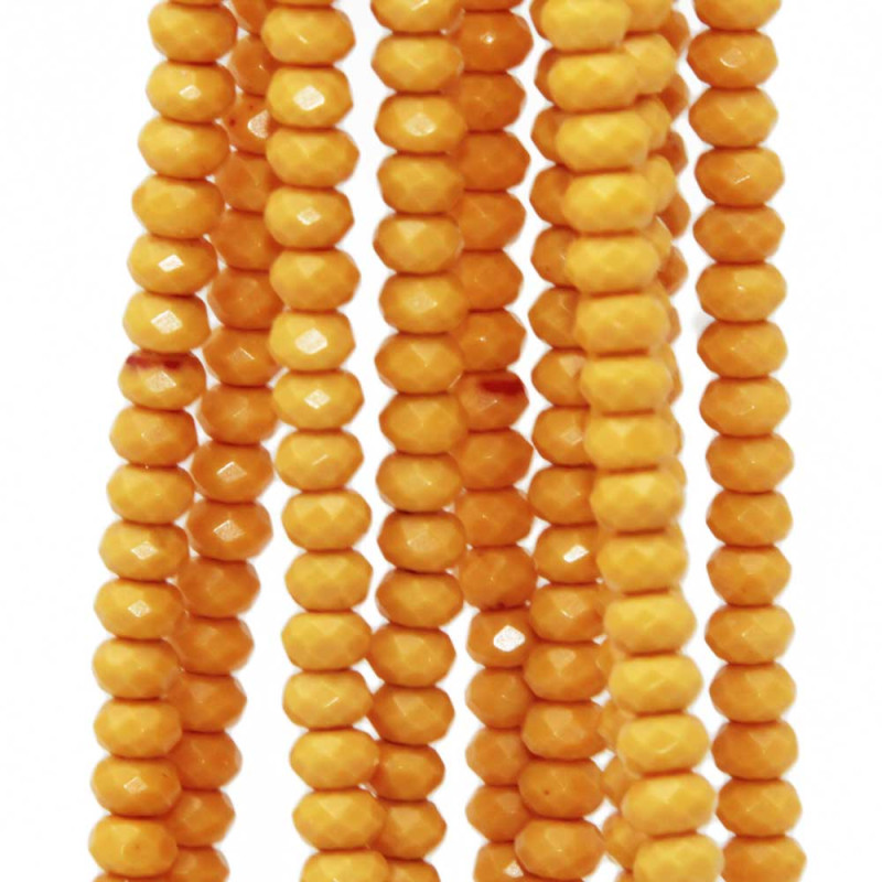 Agata gialla pastello sfacc. 4x3 mm filo 40 cm (ff4-986h) - pietreeminuterie.com