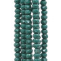 Pietre dure rondelle agata verde 4x3 mm filo 40 cm