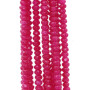 Pietre dure rondelle giada rubino sfacc. 4x2 mm filo 40 cm
