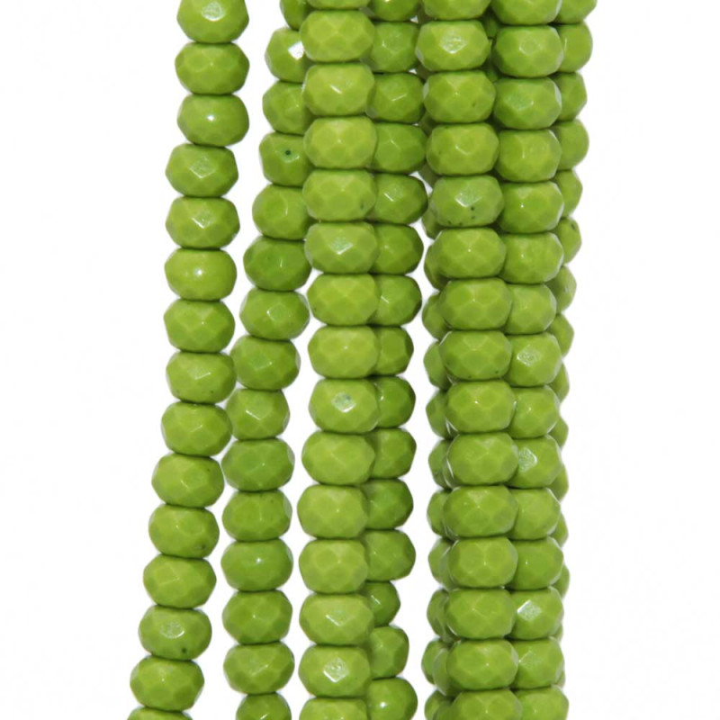 Rondelle sfacc. agata verde pastello 4x3 mm filo 40 cm (fr-mm1-2) - pietreeminuterie.com