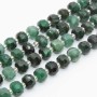 Rondelle pietre dure agata verde 7.5x6 mm sfacc. conf. 6 pz