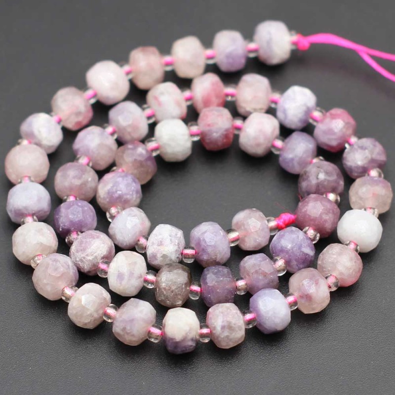 Rondelle pietre dure tormalina rosa 7.5x6 mm sfacc. conf. 6 pz - ron-0p10 - pietreeminuterie.com Rondelle pietre dure tormalina rosa 7.5x6 mm sfacc. conf. 6 pz (ron-0p10) - pietreeminuterie.com