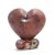 Cuore di Diaspro marrone 74 mm 460 grammi 